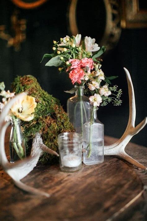 antler decor southern bride antler wedding centerpieces rustic antler wedding deer antler