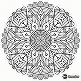 Mandala Coloring Indian Pages Mandalas Color Doodle Print Lovely Photograph Getdrawings Zentangle Getcolorings Uploaded User sketch template