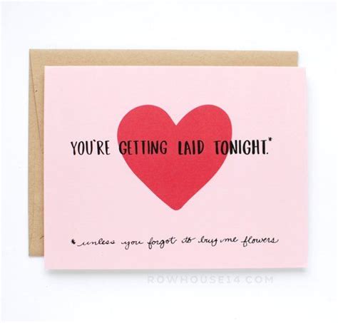 Funny Valentines Card Naughty Valentine S Day Card You Re Getting