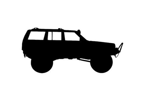decal  cherokee xj decal offroad decal car decal etsy jeep