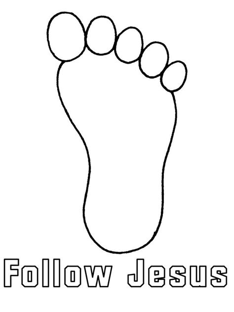 footprint template printable  god activities adventurers