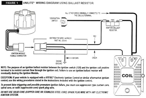 mallory unilite distributor wiring