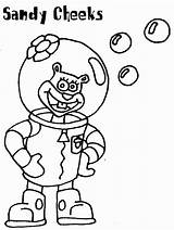 Coloring Spongebob Pages Characters Kids Color sketch template