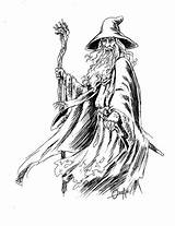 Gandalf Mistermoster Pictrove sketch template