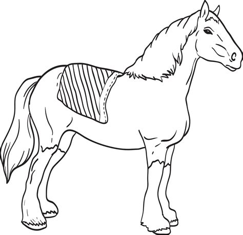 printable clydesdale coloring page  kids supplyme