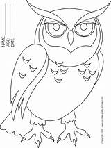Owl Coloring Cartoon Pages Drawing Library Halloween Codes Insertion Getdrawings Popular sketch template