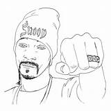 Snoop Dogg Hop Hip Colouring Reform sketch template