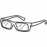 Coloring Glasses Eye Pages Glass Designlooter 為孩子的色頁 Clipartmag Gafas 21kb 480px sketch template