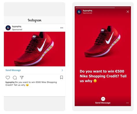 click  instagram direct ad     instagram nike shopping instagram news feed