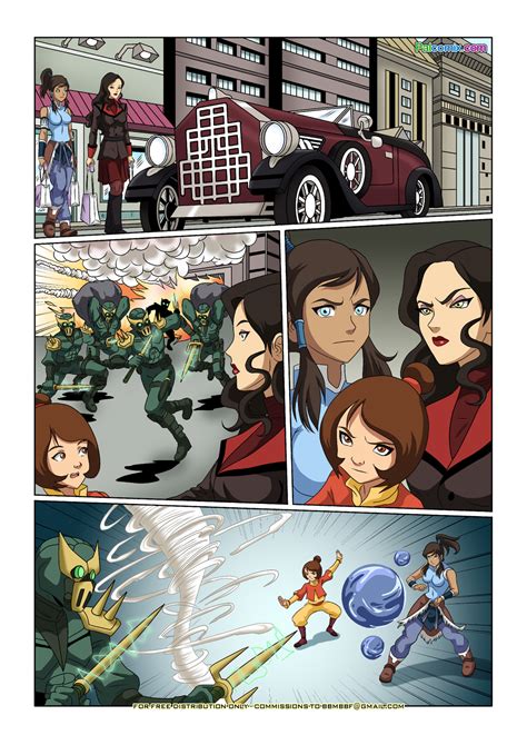 avatar the legend of korra girls night out page 7 by slim2k6 hentai