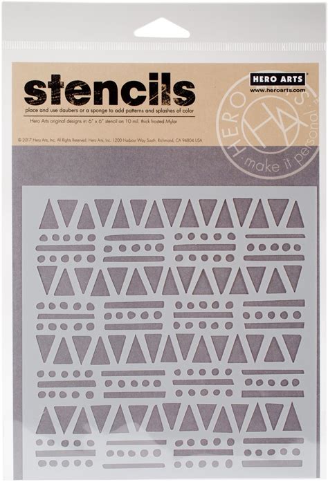 stencil tribal shapes