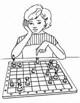 Chess Ajedrez Jugando Xadrez Jogando Szachy Juego Menina Gra Openclipart Pani Getdrawings Apps Nina Categorias sketch template
