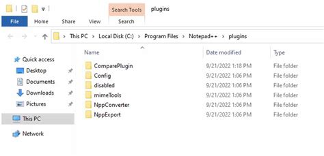 plugins installed  notepad codecare