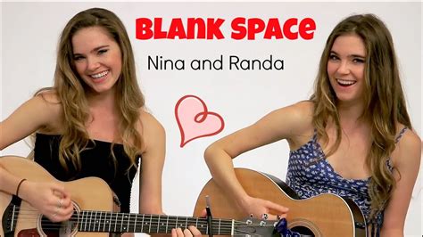 blank space taylor swift nina and randa youtube
