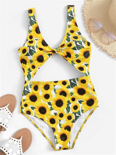 Sunflower Bathing Suit One Piece Ibikini Cyou My Xxx Hot Girl