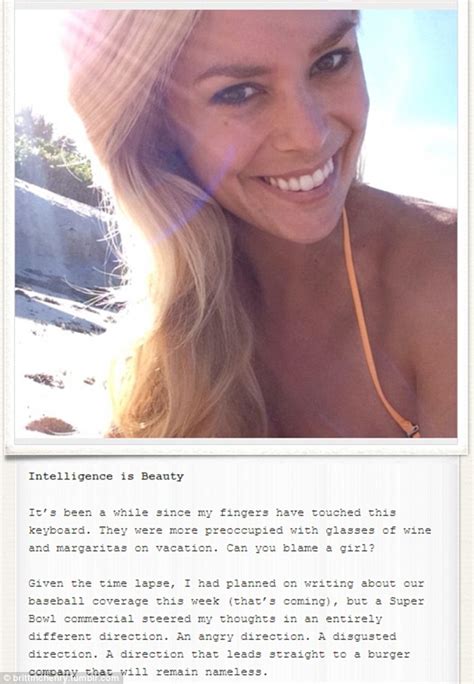 britt mchenry used her blog to champion women s rights daily mail online