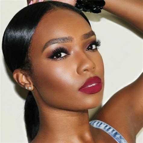 Prefect And Marvelous Makeup Looks On Dark Skin In 2018 Latest African
