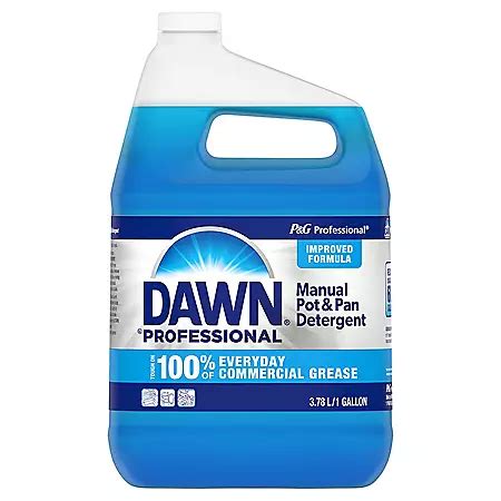dawn professional dish detergent  gal choose  scent sams club