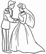 Cinderella Prince Coloring Pages Charming Getcolorings Wedding Color Printable Dancing sketch template