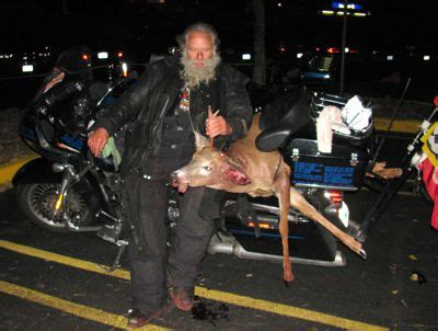 dave zien hunts deer  night   motorcycle hupy  abraham sc