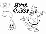 Water Conservation Drawing Coloring Pages Printable Getdrawings sketch template