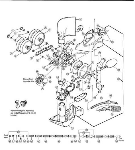 polaris  pool cleaner parts diagram reviewmotorsco