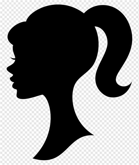 Barbie Girl Silhouette Drawing Silhueta De Cabelo Logotipo