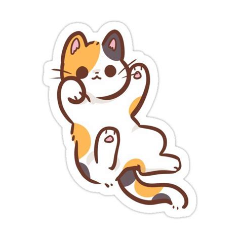 calico sticker  lucianavee   cat stickers cute stickers