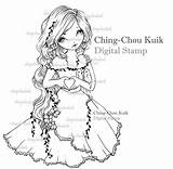 Digital Chou Kuik Ching Stamps Etsy Stamp Called Releases Store sketch template