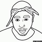 Tupac Pages Shakur 2pac Hop Xcolorings Rap Cardi Thecolor Vynil Lineart Getdrawings Coloringhome sketch template