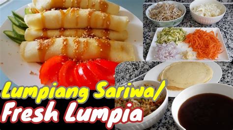 madiskarteng paggawa ng lumpiang sariwa simple recipe of