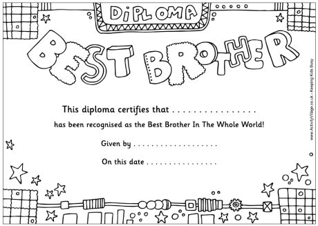 big brother happy birthday brother coloring pages