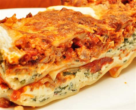 italian lasagna  ricotta cheese recipe easy italian recipes