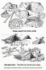 Survival Shelter Shelters Basic Skills Sketches Situation Figured Once Fire Ve Building Water Work sketch template