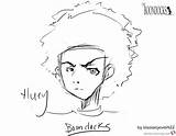 Coloring Pages Boondocks Drawing Huey Bijutsu Shiki Fan Printable Kids sketch template