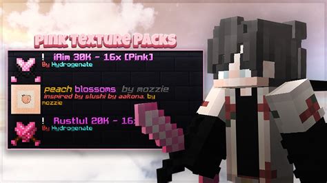pink texture packsbedwars  youtube