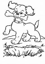 Puppies Coloring Pages Dogs Print Dog Color Kids Coloringtop sketch template