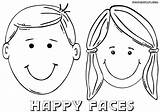 Face Coloring Girl Pages Smiley Boy Print Clipart Kids Printable Sheets Cartoon Color Template Dorothy Clip Getcolorings Library Use Search sketch template