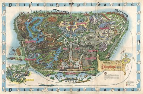 Hi Rez Disneyland 1962 Map Boing Boing