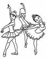 Coloring Dance Ballet Pages Class Girls Dancing Ballerina Drawing People Friends Color Learning Template Print Young Sketch Kids Getdrawings Bear sketch template