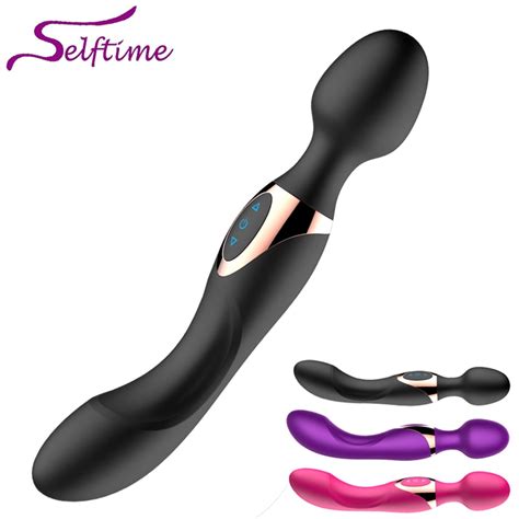 10 speeds powerful big vibrators for women magic wand body massager sex toy for woman clitoris