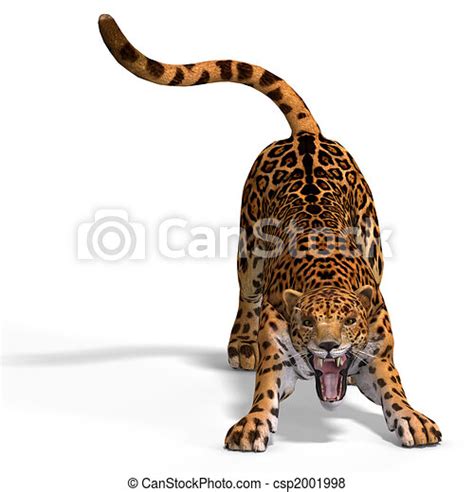 Stock Illustration Of Big Cat Jaguar Dangerous Big Cat