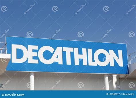 decathlon sign   wall editorial photography image  clothes