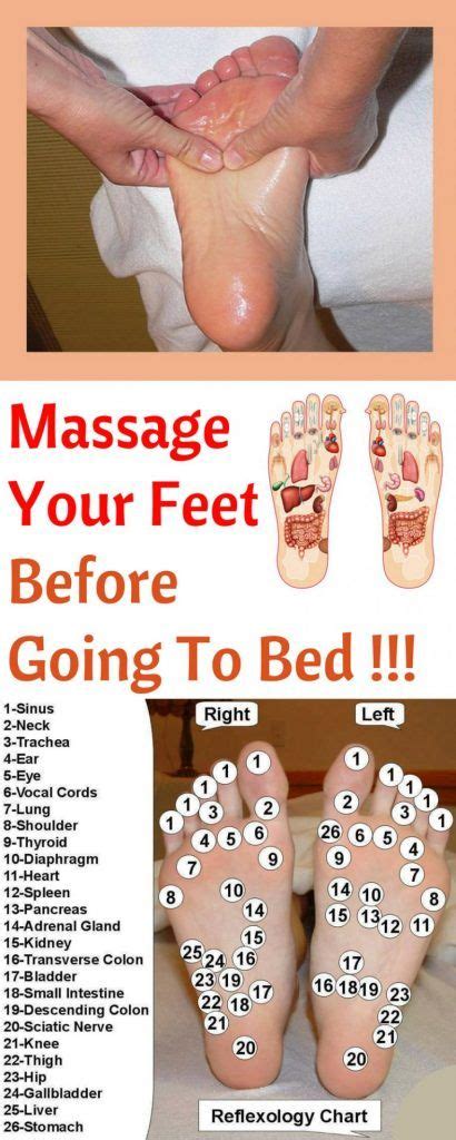 massage your feet before going to bed to cure different health problem