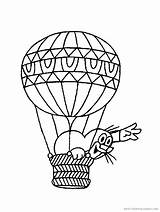 Balloon Air Coloring Hot Pages Printable Template Basket Balloons Clipart Transportation Vehicle Outline Color Colouring Print Panda Vintage Baloons Popular sketch template