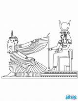 Coloring Egyptian Goddess Isis Maat Egypt Pages Ancient Gods Deity God Sekhmet Colouring Arte Books Egipcio Egipto Color Deities Para sketch template