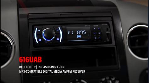 uab single din stereo boss audio systems youtube