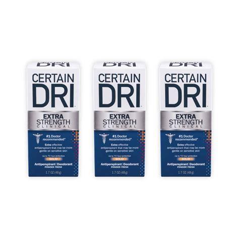 dri extra strength clinical antiperspirant deodorant extra