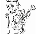 Coloring Rock Roll Pages Famous Singers Getcolorings Color Sheets Getdrawings sketch template