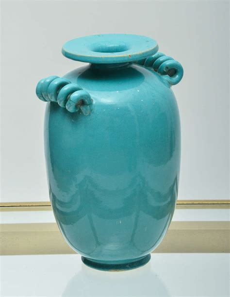 mid century modern dutch art deco pottery vase  geuren  sale  stdibs mid century